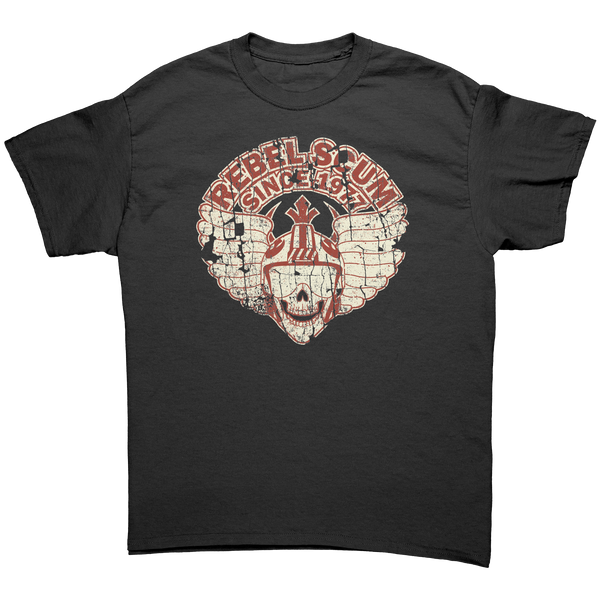 REBEL SCUM - SKULL PILOT - NEW POP TURBO TEE!