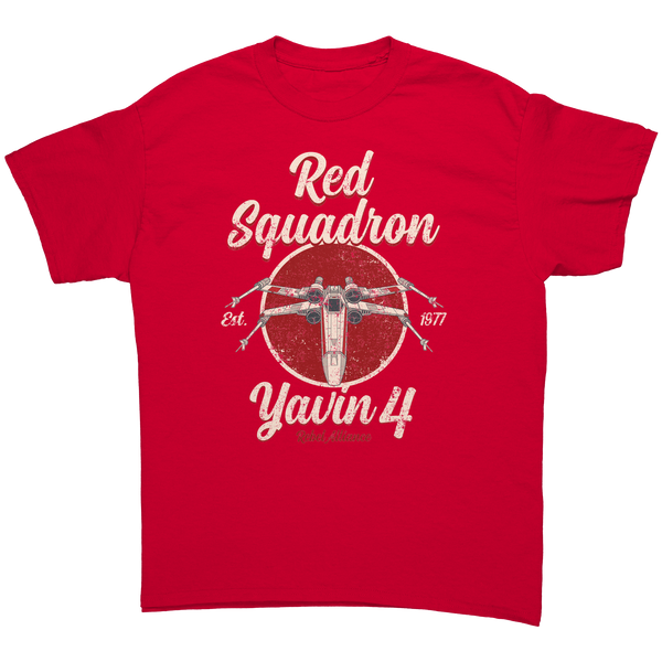 RED SQUADRON - YAVIN 4 REBEL ALLIANCE - NEW POP TURBO TEE!