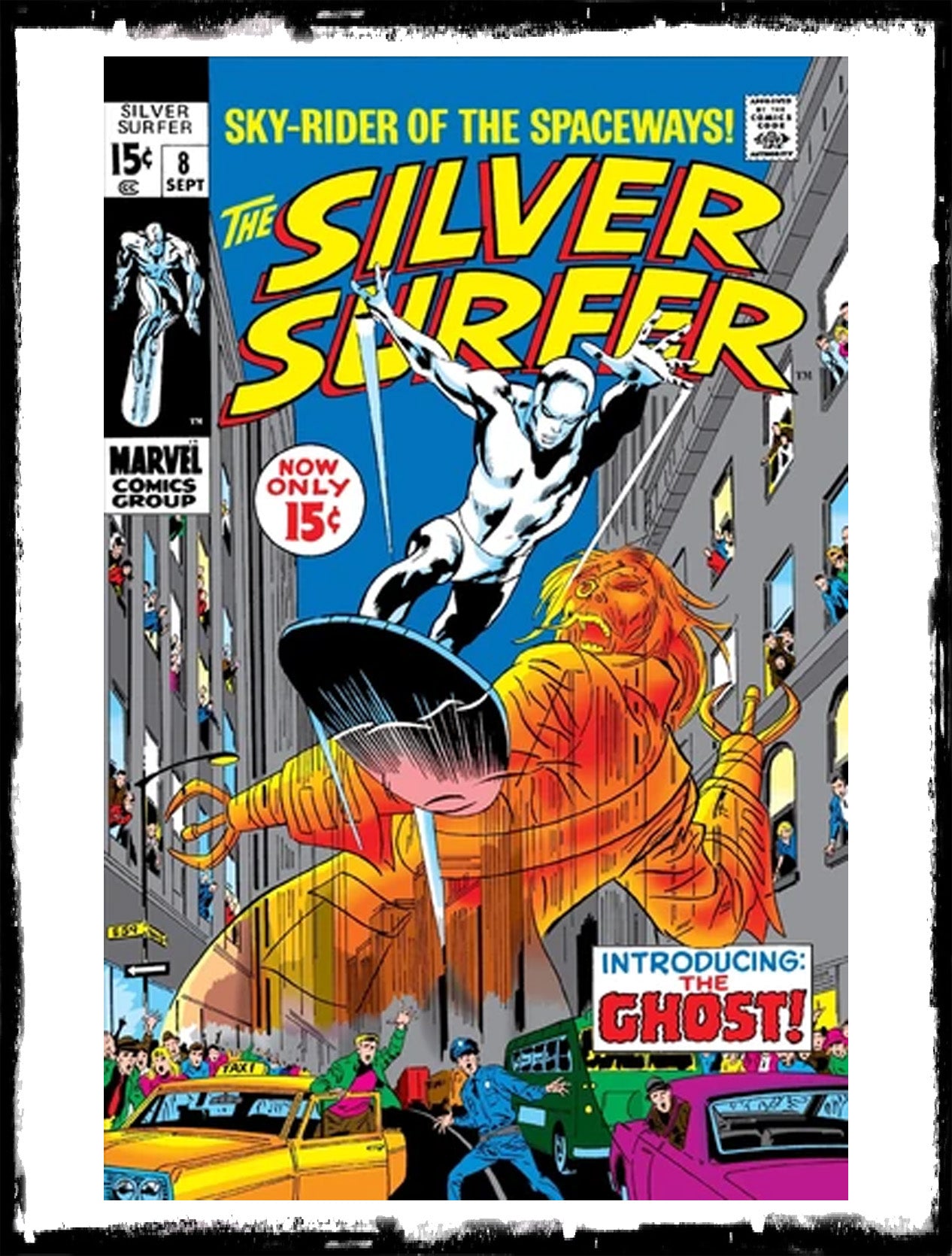 SILVER SURFER - #8 “NOW STRIKES THE GHOST!” (1969 - FN+)
