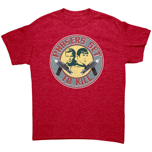 STAR TREK - PHASERS SET TO KILL - NEW POP TURBO TEE!