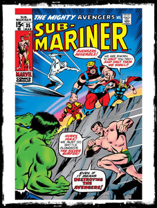 SUB-MARINER - #35 PRELUDE TO 1ST DEFENDERS STORY (1971 - VF+)