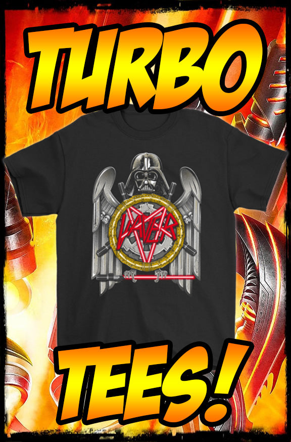 VADER OF DEATH - HEAVY METAL TURBO TEE! – TURBO COMICS