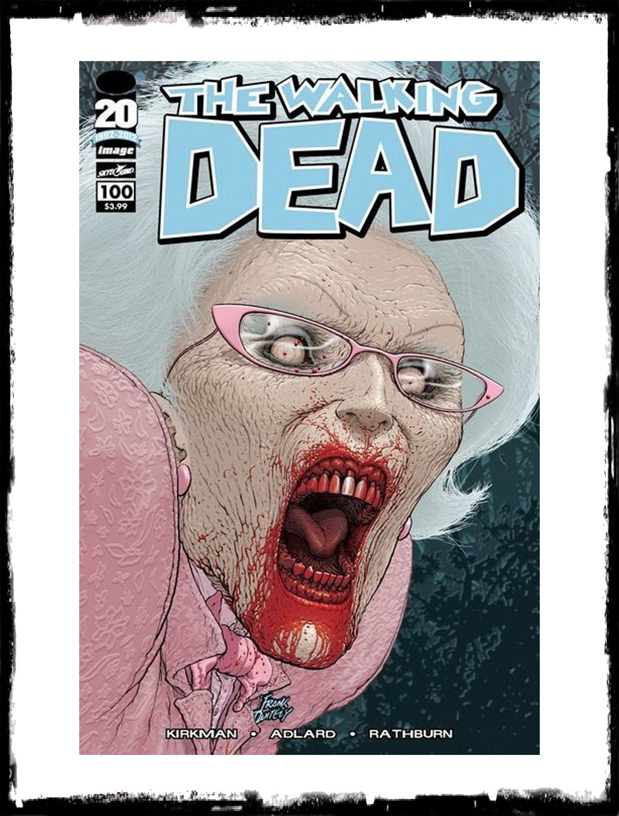 WALKING DEAD - #100 1ST NEGAN & LUCILLE - FRANK QUITELY COVER (2012 - NM)