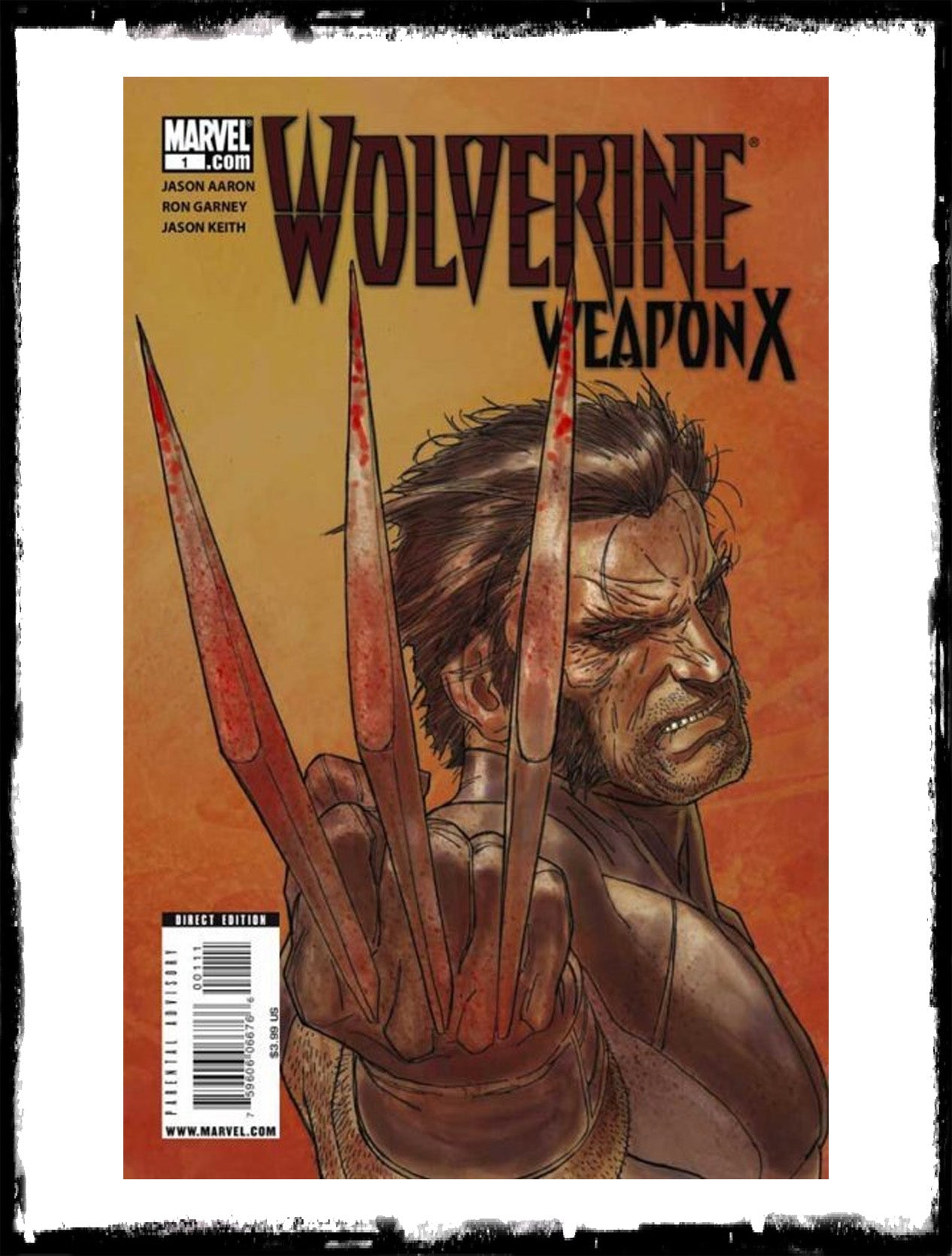WOLVERINE: WEAPON X - #1 SIGNED BY JASON AARON (2009 - NM)