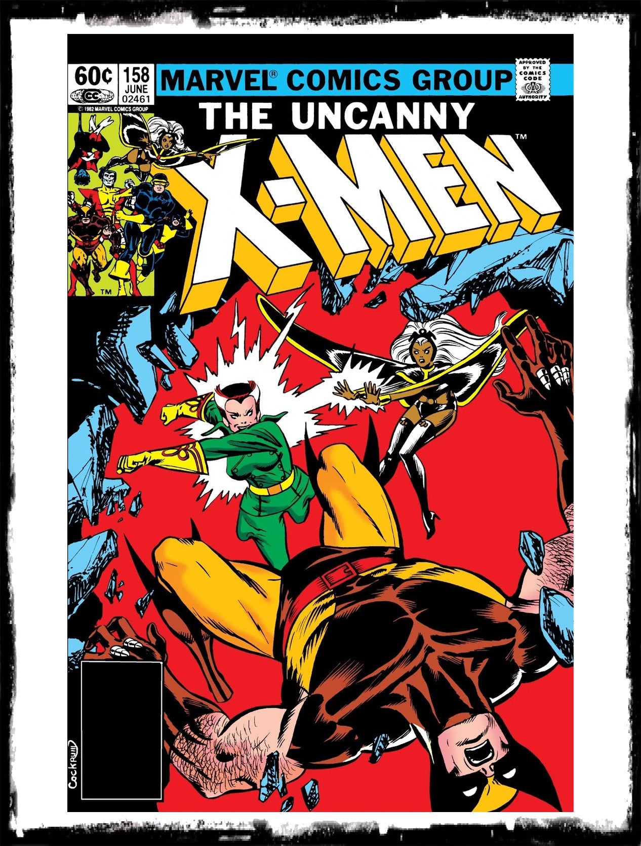 UNCANNY X-MEN - #158 3RD APP OF ROGUE (1982 - VF+/NM)