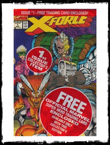 X-FORCE - #1 BAGGED W/ DEADPOOL CARD SEALED (1991 - VF+/NM)