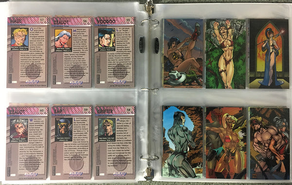 WILDC.A.T.S 1994 OVERSIZED CHROMIUM TRADING CARDS - COMPLETE SET!