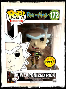 RICK (WEAPONIZED - OPEN MOUTH) #172 - LIMITED CHASE EDITION! - FUNKO POP! (2017)