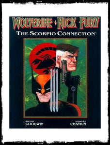 WOLVERINE/NICK FURY: THE SCORPIO CONNECTION - 1989 - NM OUT OF PRINT HARDCOVER!