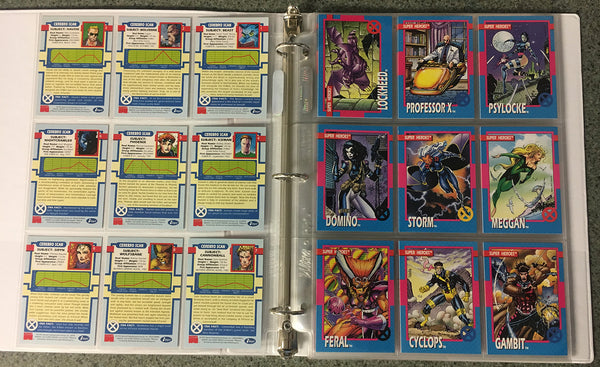 X-MEN 1992 SERIES 1 TRADING CARDS - COMPLETE SET!