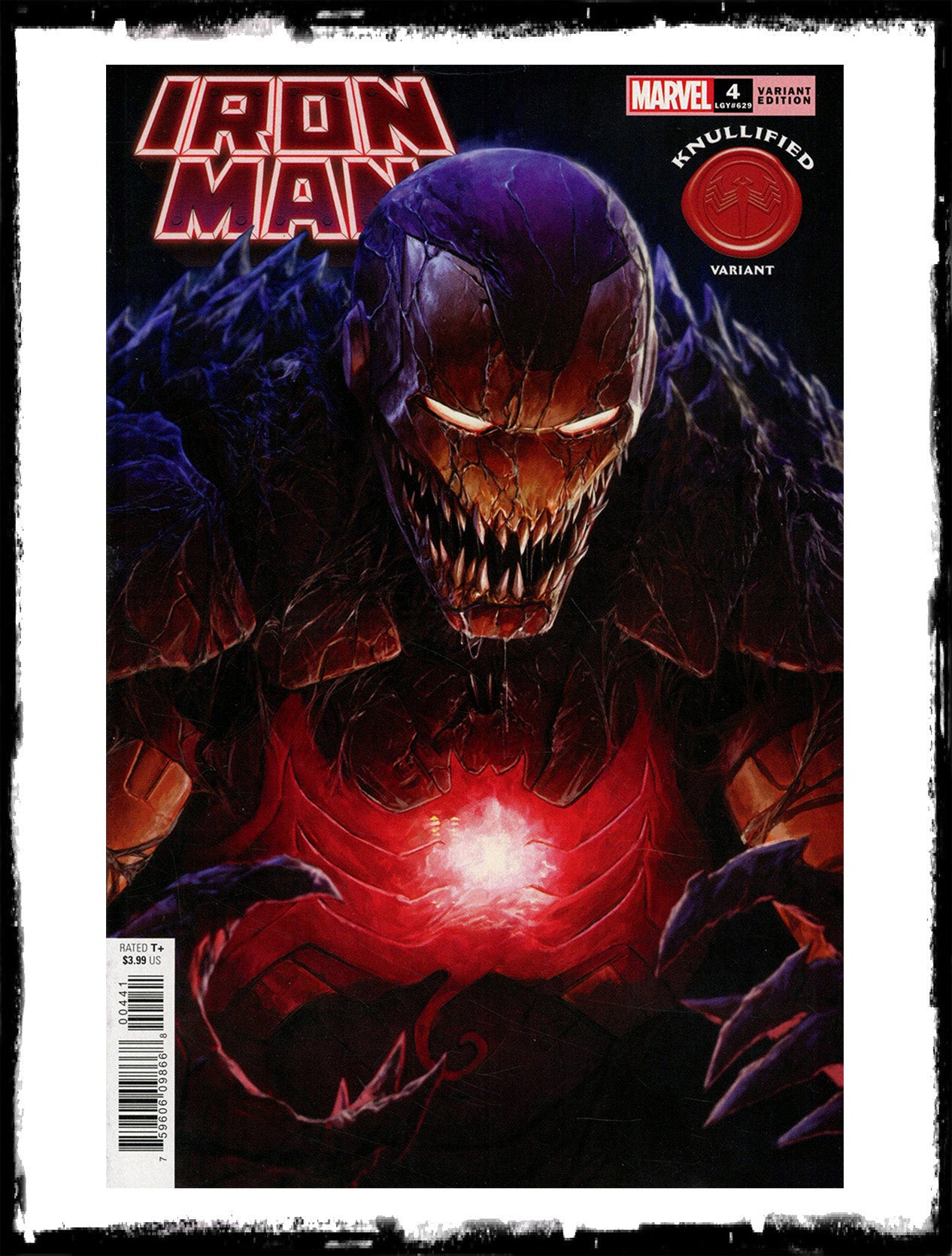 IRON MAN - #4 DAVE RAPOZA KNULLIFIED VARIANT (2020 - NM)